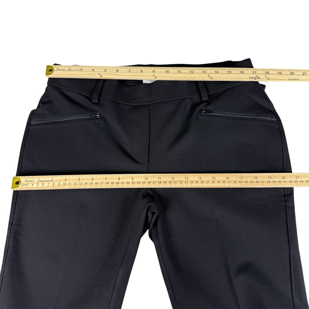 Belyn Key Golf Commuter Crop Pants Women's Sz XL Slim Fit Black Onyx Mid Rise - Picture 6 of 12